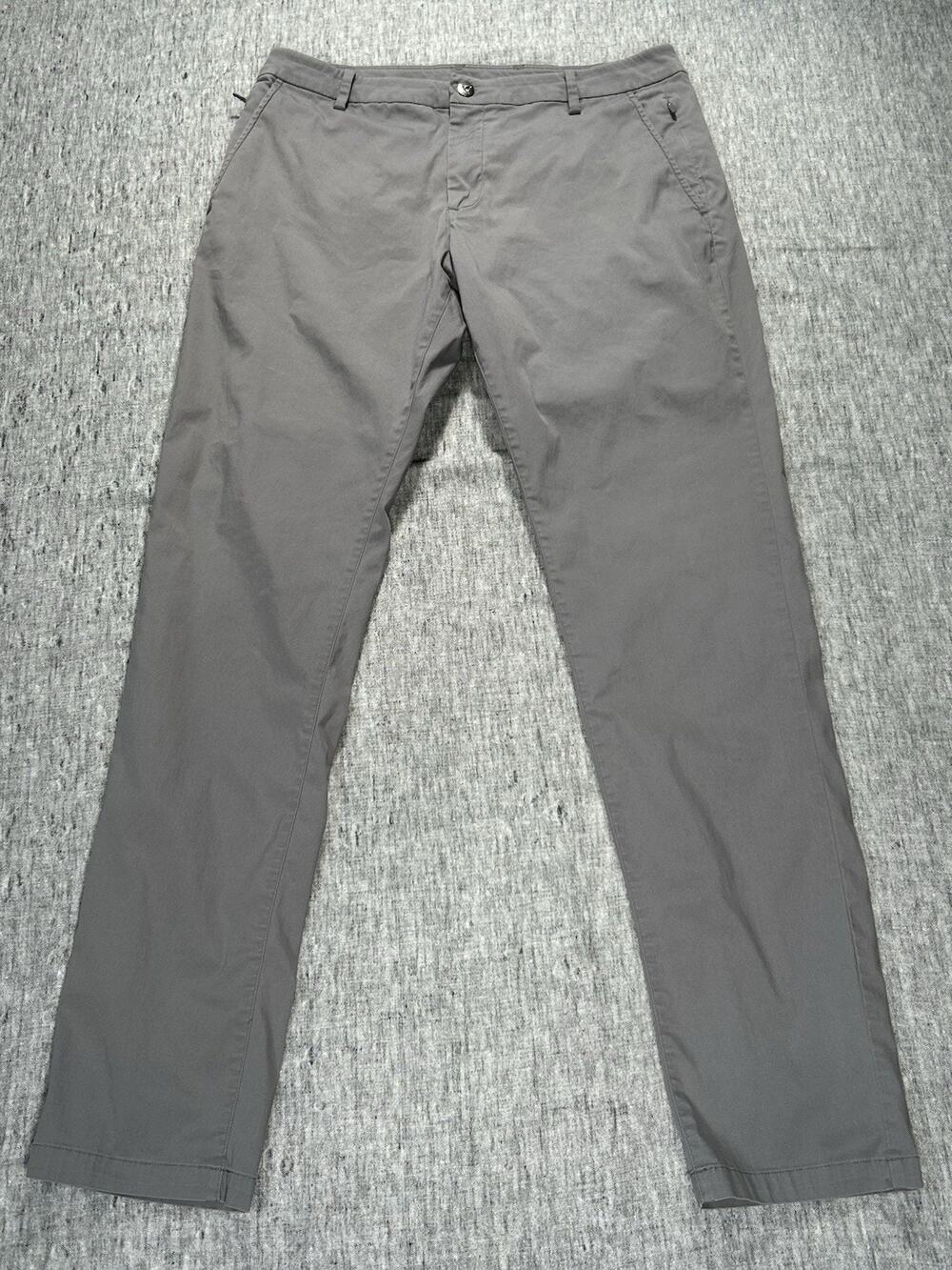 Birddogs Boomstick Pants Mens 34x34 Grey Athletic Performance Stretch Golf